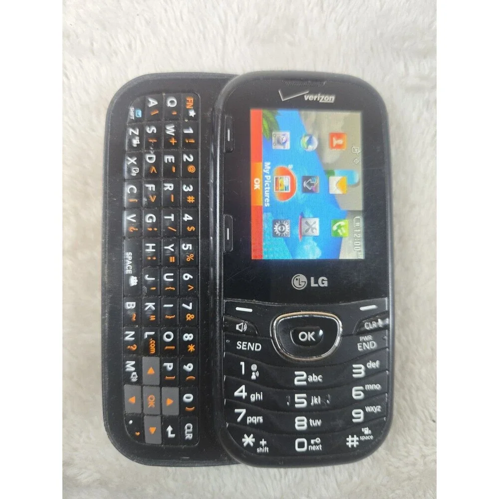 LG Cosmos 2 VN251 Verizon Slide QWERTY Keyboard Phone Tested Working Battery